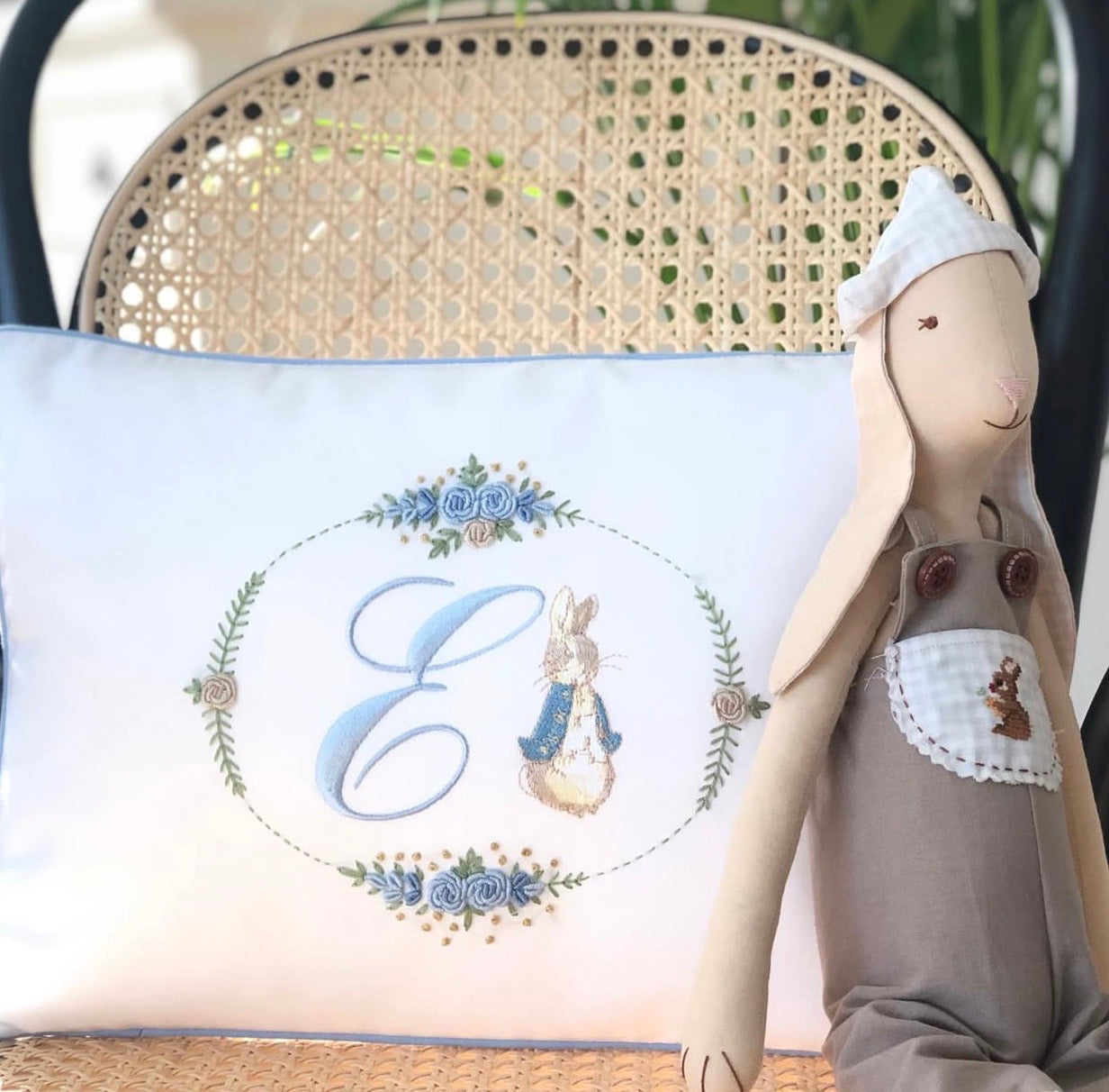 Atlas Serisi Peter Rabbitli Hastane Çıkışı Seti Mavili