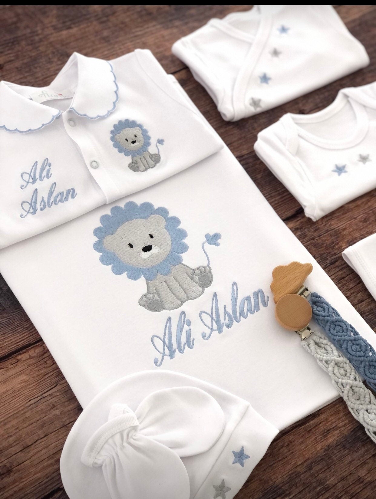 Aslan Nakışlı Hastane Çıkışı Seti