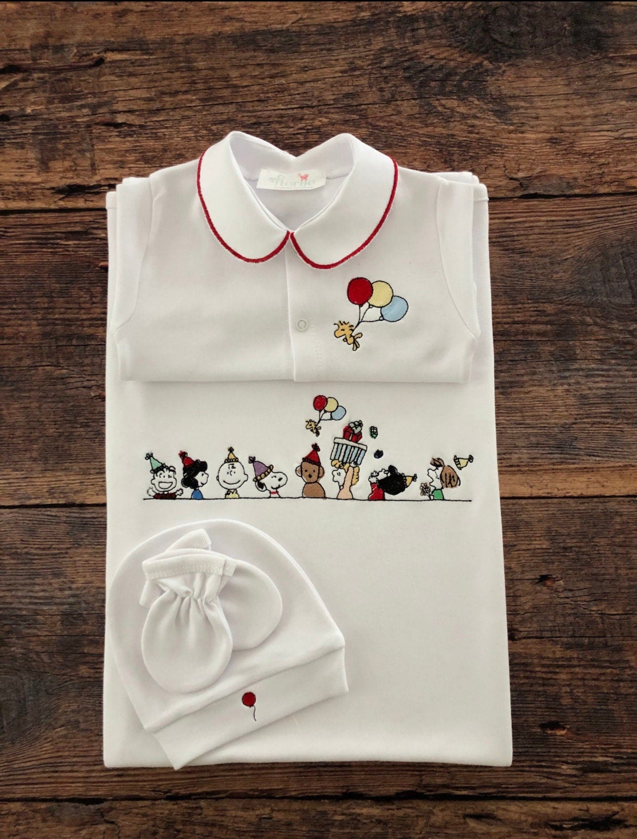 Snoopy Modeli Hastane Çıkışı Seti