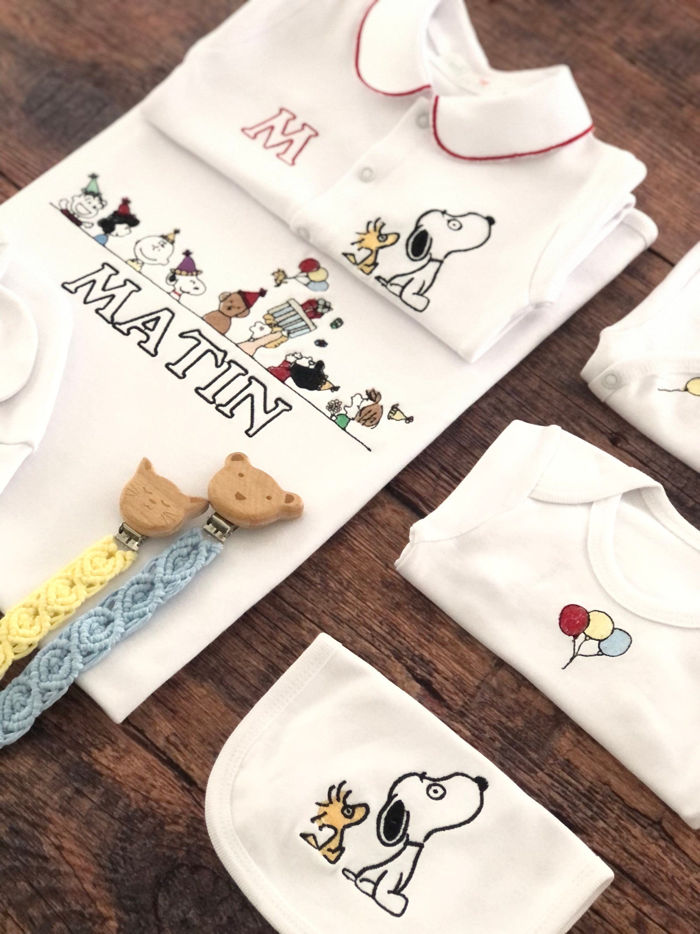 Snoopy Modeli Hastane Çıkışı Seti
