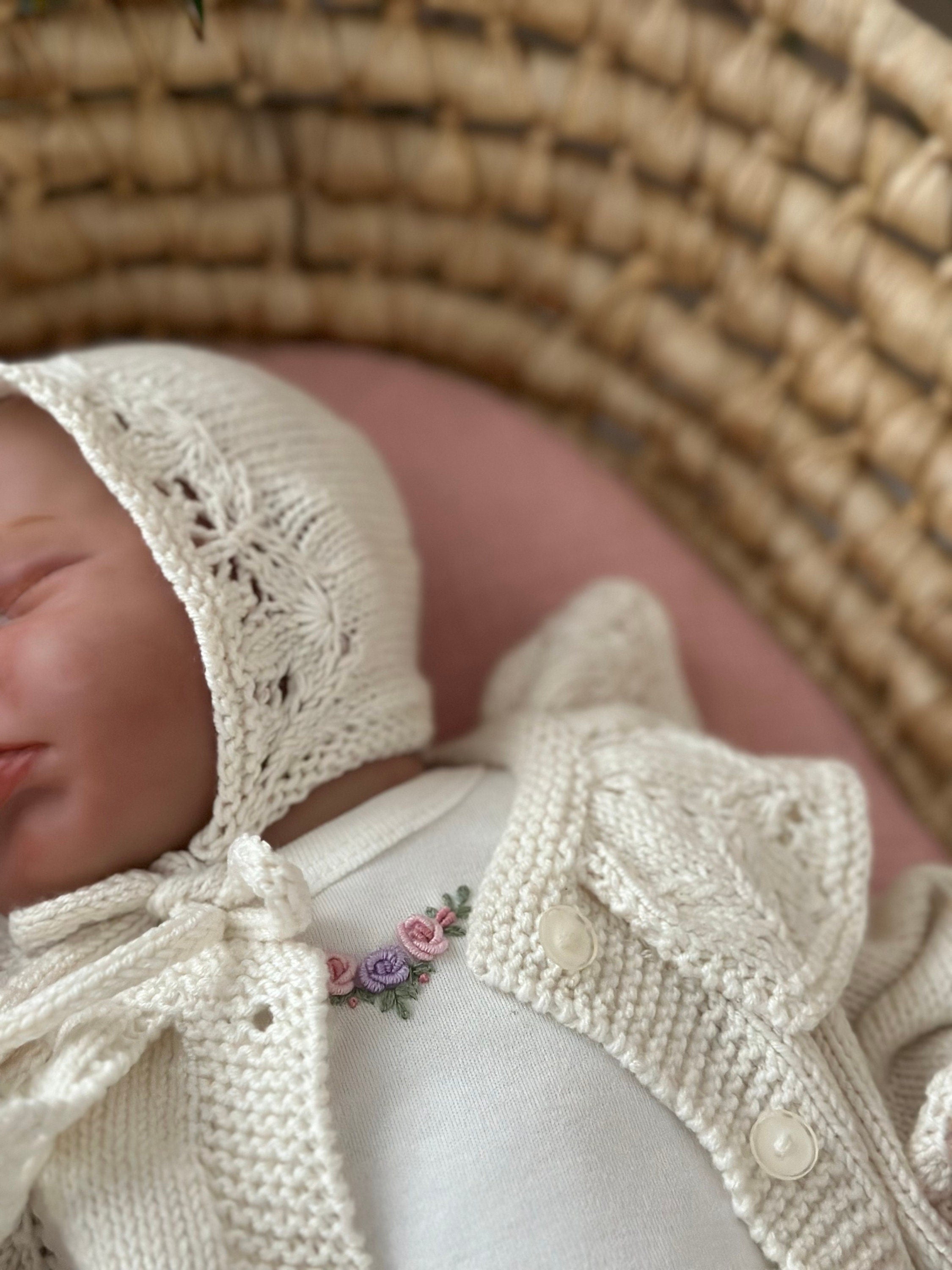 Erantis El Örgüsü Bebek Hırka Şapka Seti