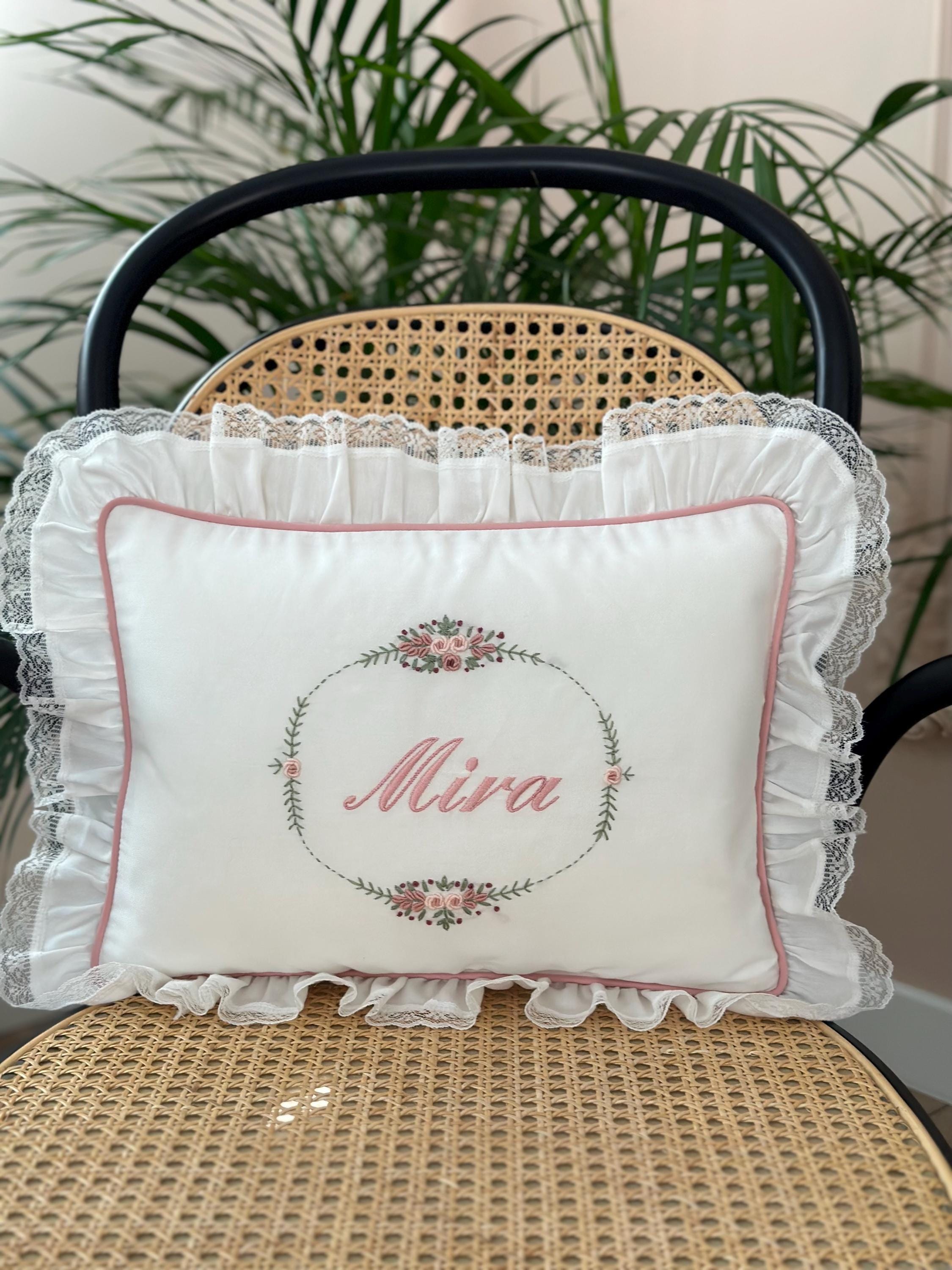 Dusty Rose Dekoratif Bebek Yastığı Oval Model - Gül Kurusu
