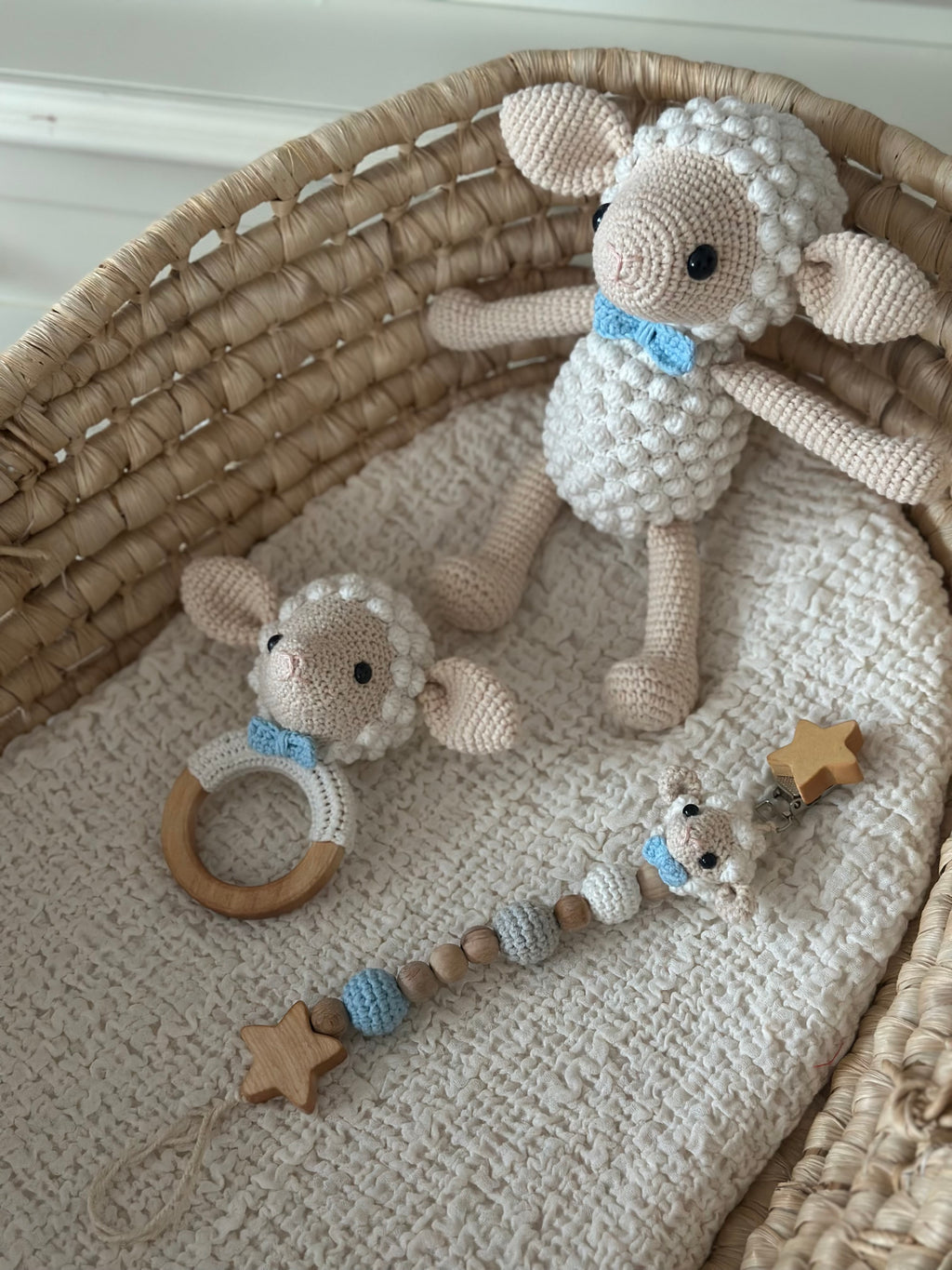 Amigurumi Lamb Model Baby Set – 3 Pieces