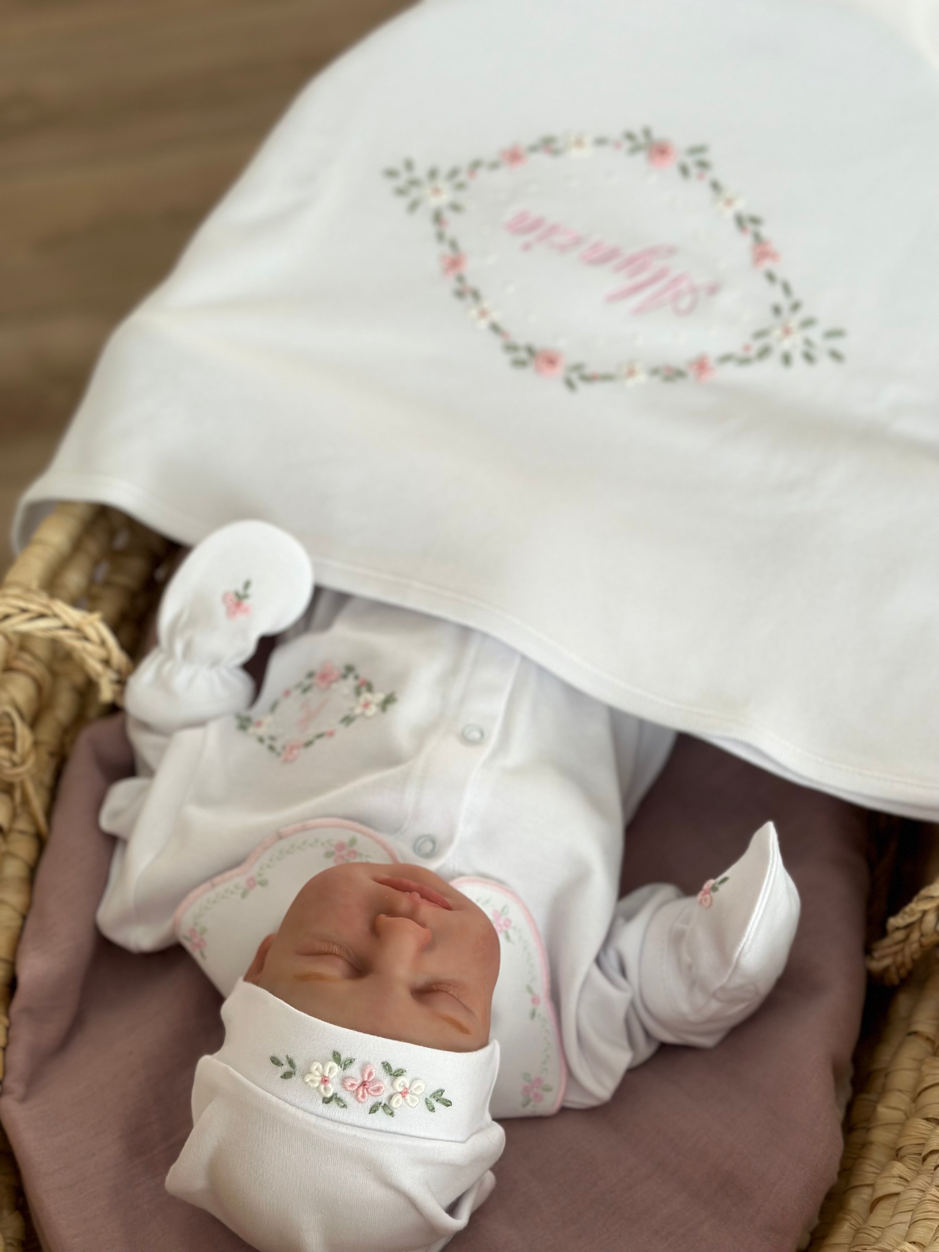 Lily Serisi Hastane Çıkışı Seti Pembe