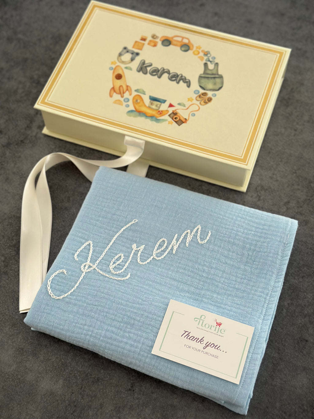 Kişiye Özel Bebek Hediye Kutusu İsimli