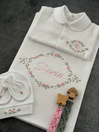 Lily Serisi Hastane Çıkışı Seti Pembe