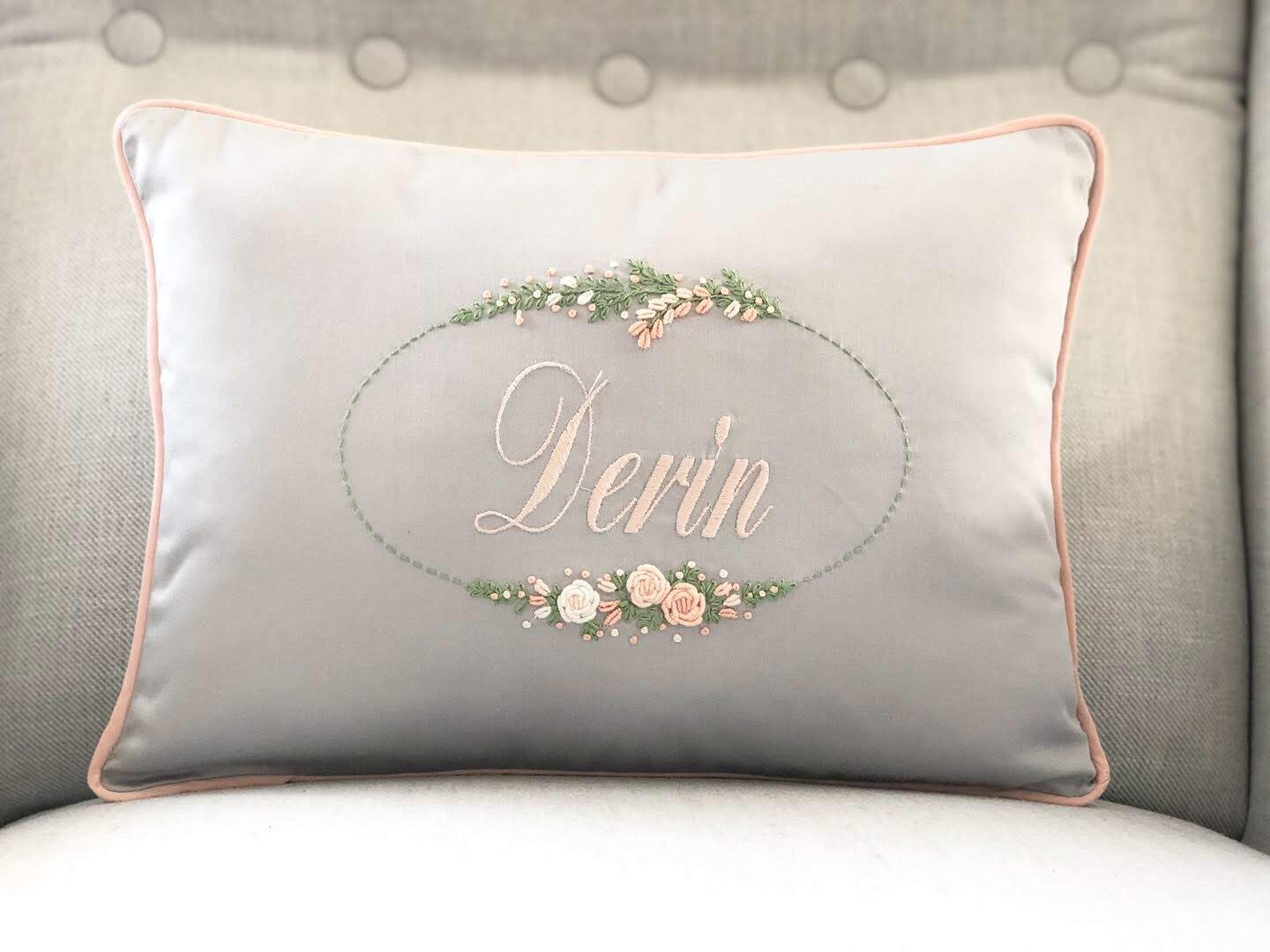 Atlas Model Decorative Baby Pillow - Salmon