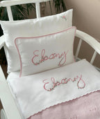 El Nakışı İsim İşlemeli Pike Takımı