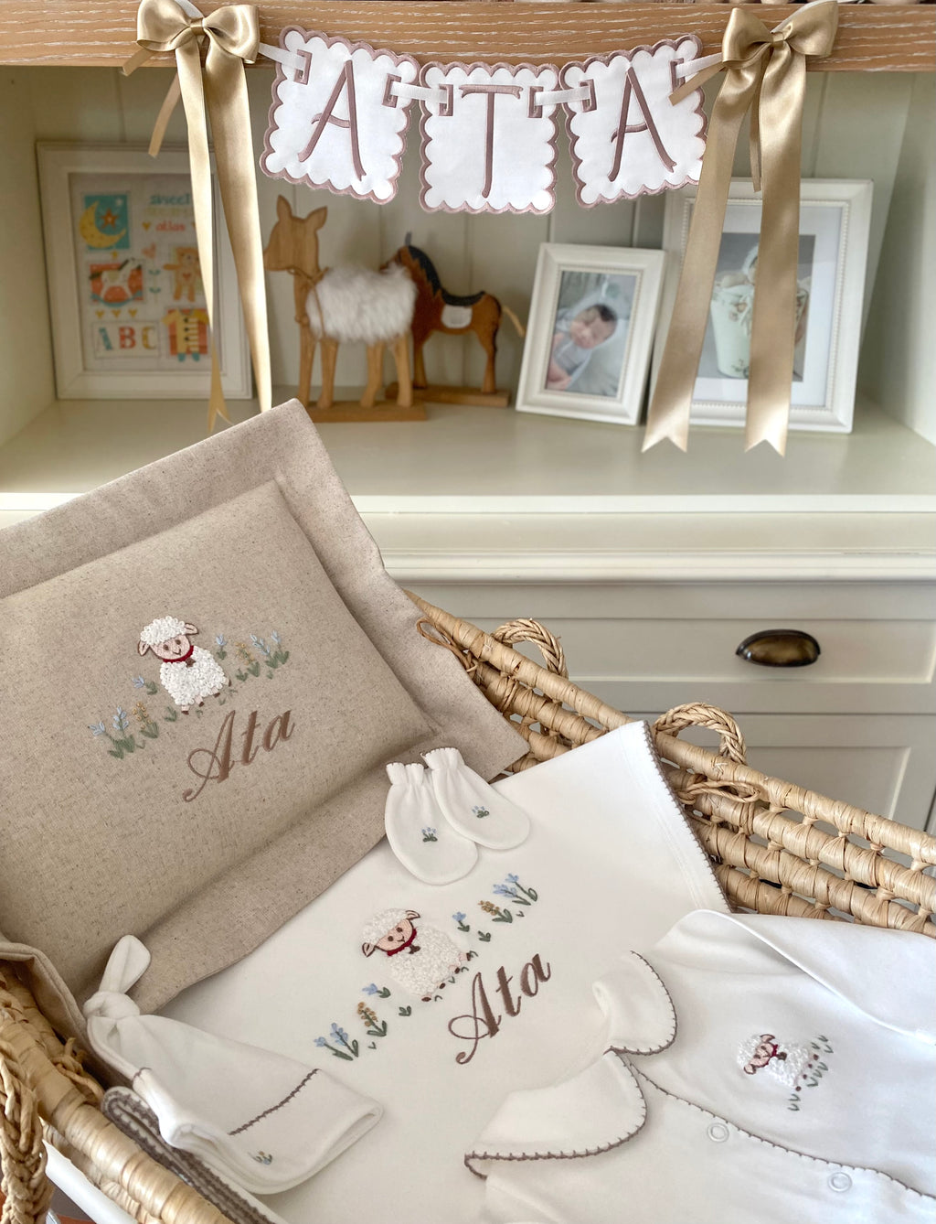 Lamb Model Decorative Baby Pillow