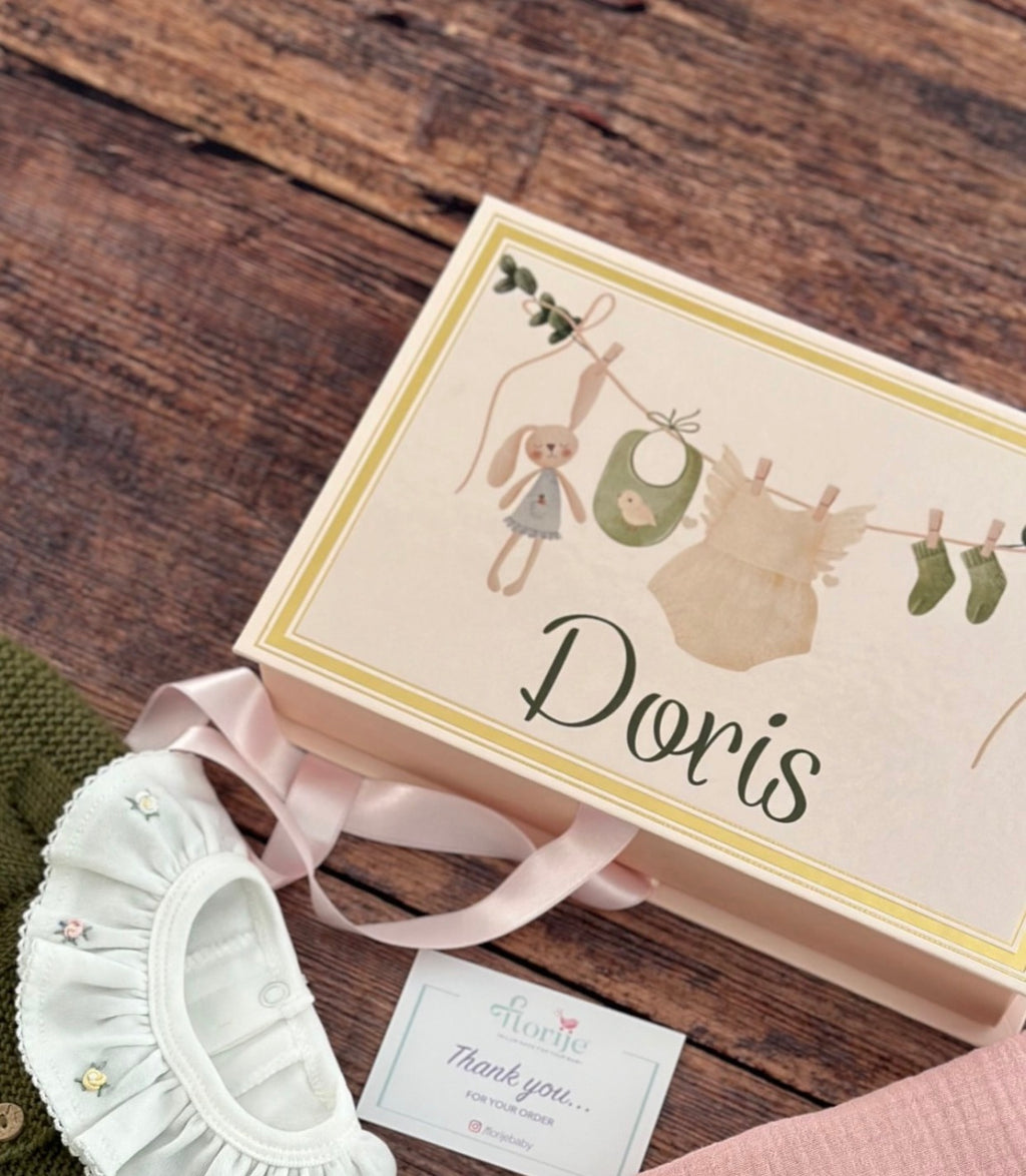 Kişiye Özel Hediye Bebek Kutusu Doris