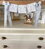 Personalized Machine Embroidered Baby Banner | Pennant | Door Decoration