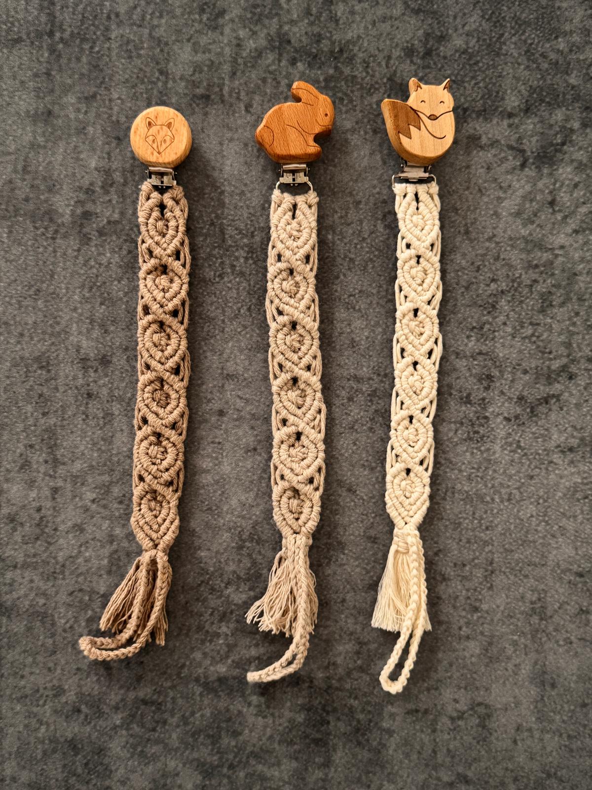 Makrome Emzik Askısı - El Yapımı