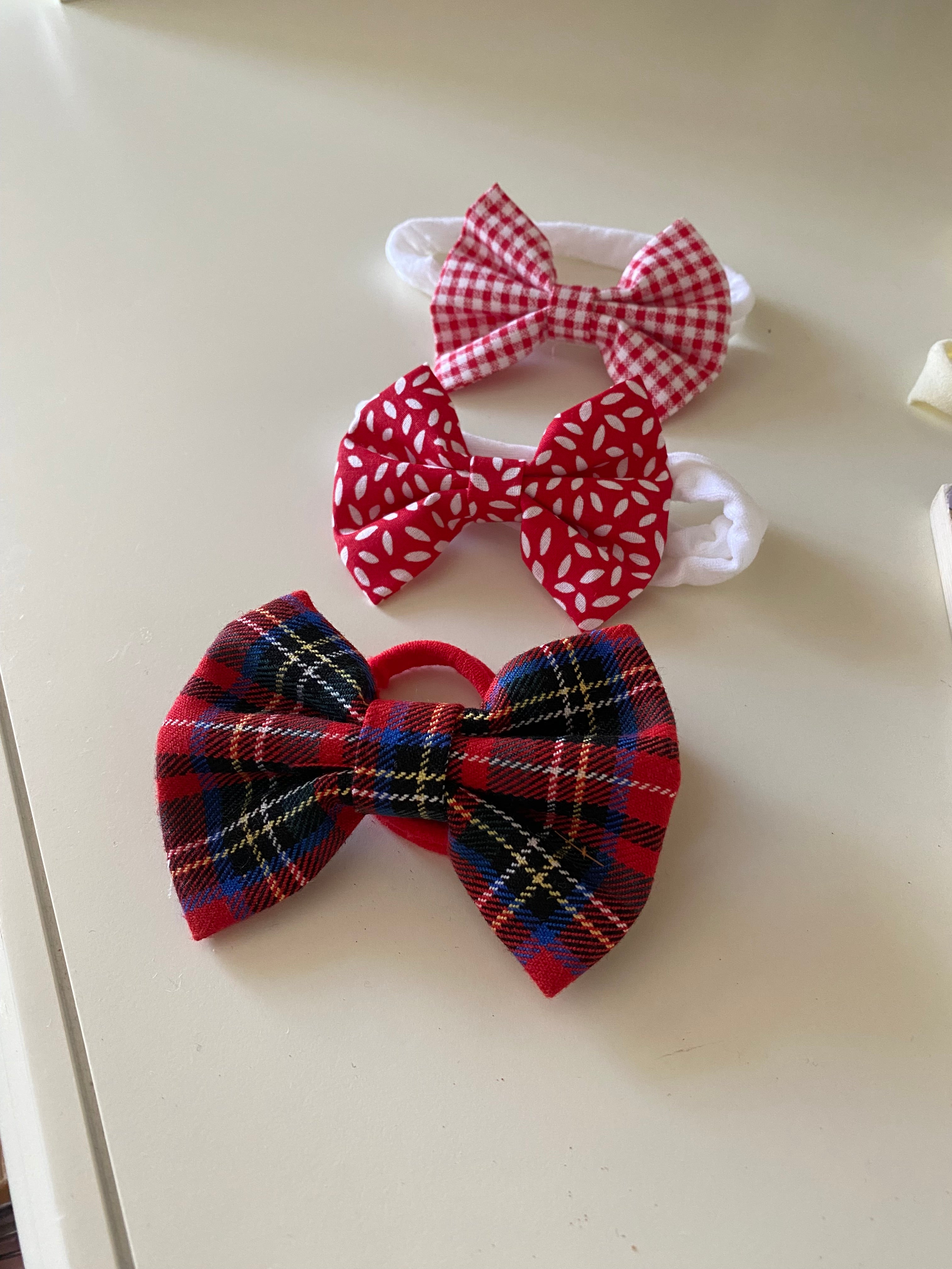 Yılbaşı Renkleri Lastikli Bebek Saç Bandı