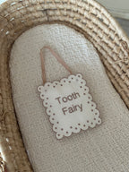 Personalized Linen Tooth Fairy Door Pillow | Tooth Fairy Pillow