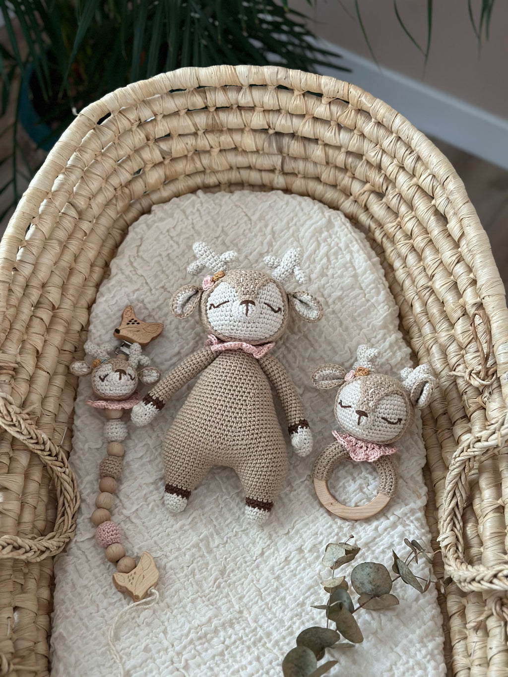 Amigurumi Ceylan Model Bebek Seti – 3 Parça