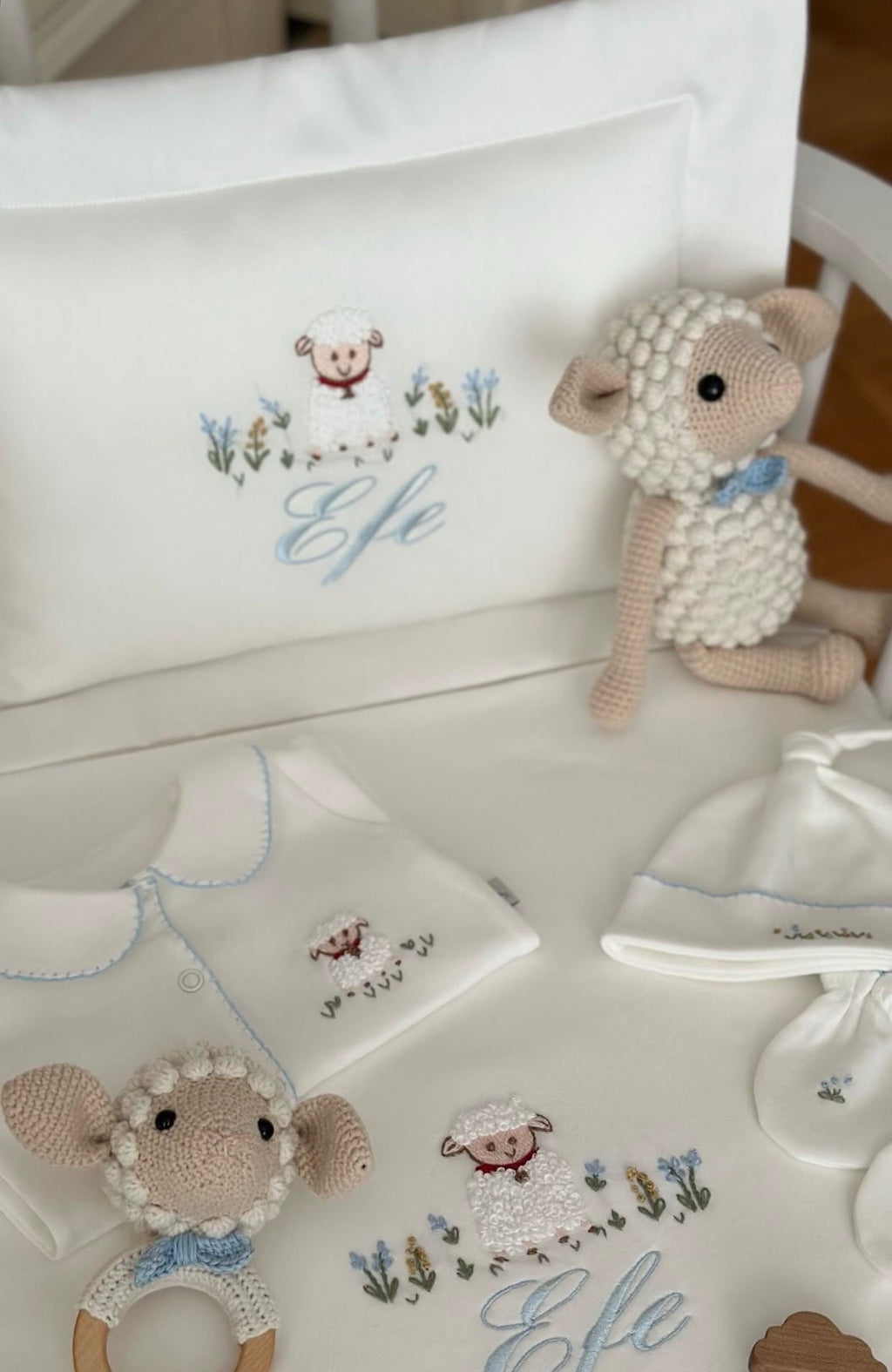 Lamb Model Decorative Baby Pillow