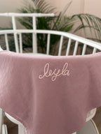 İsme Özel Müslin Battaniye Gül Kurusu