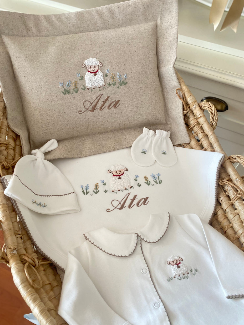 Lamb Model Decorative Baby Pillow