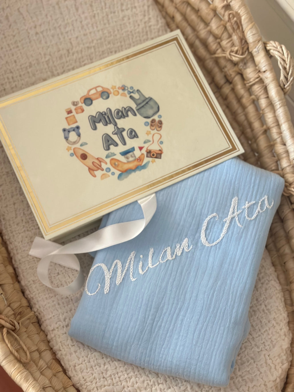 Kişiye Özel Bebek Hediye Kutusu İsimli