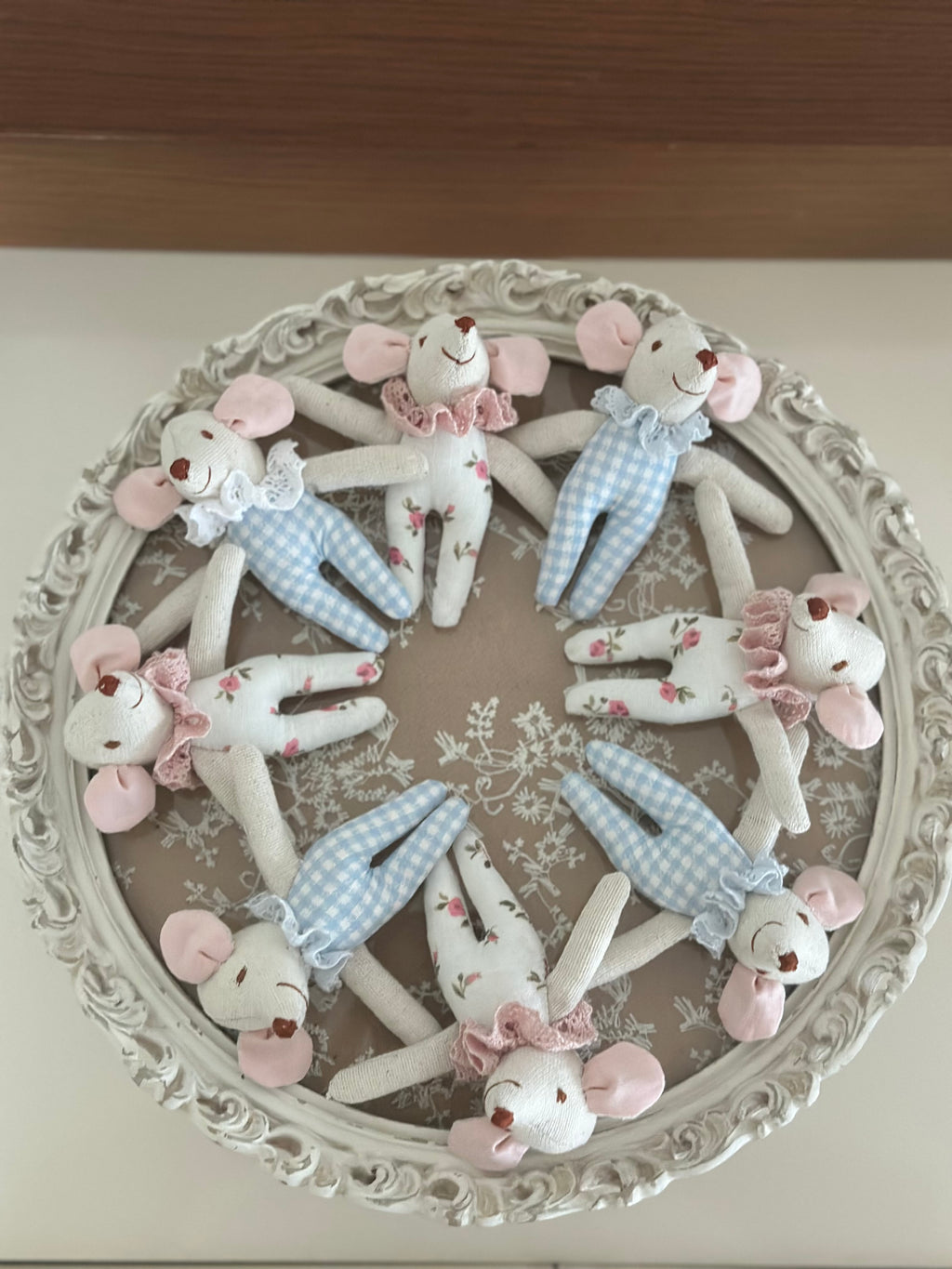 El Yapımı Bez Farecik (9-10 cm)