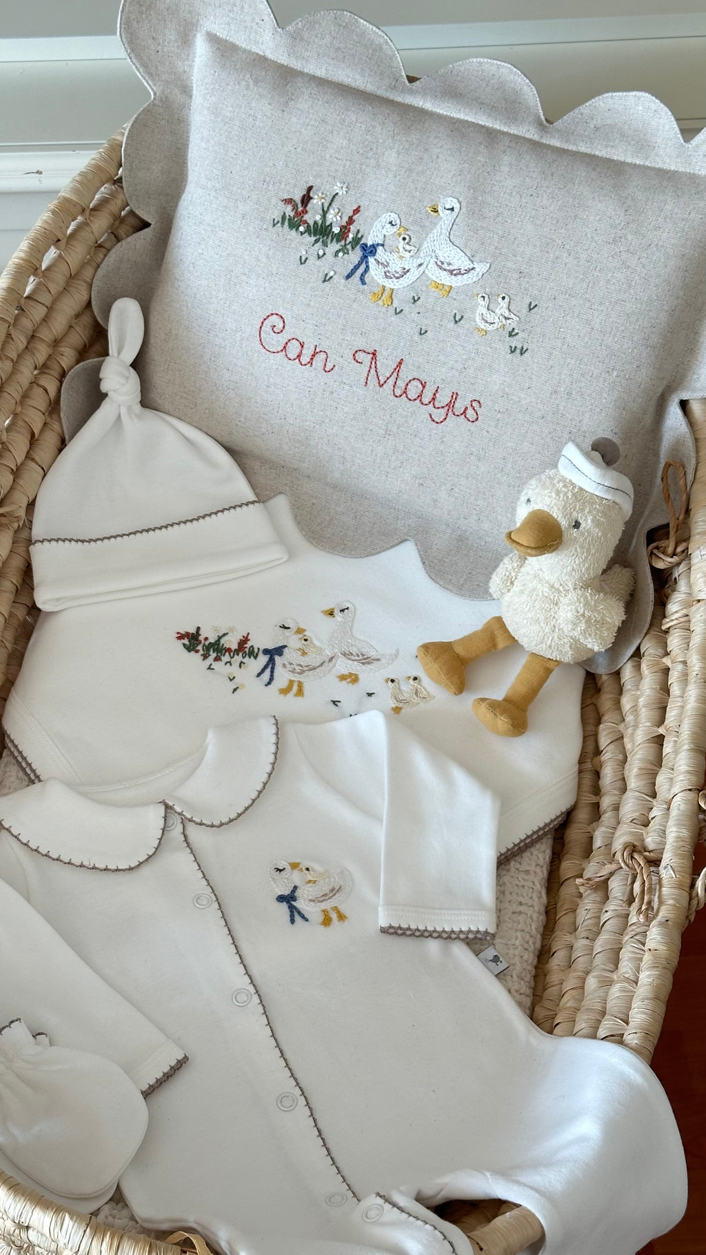 Duckling Organik Yenidoğan Seti | Ördek Hastane Çıkış Seti