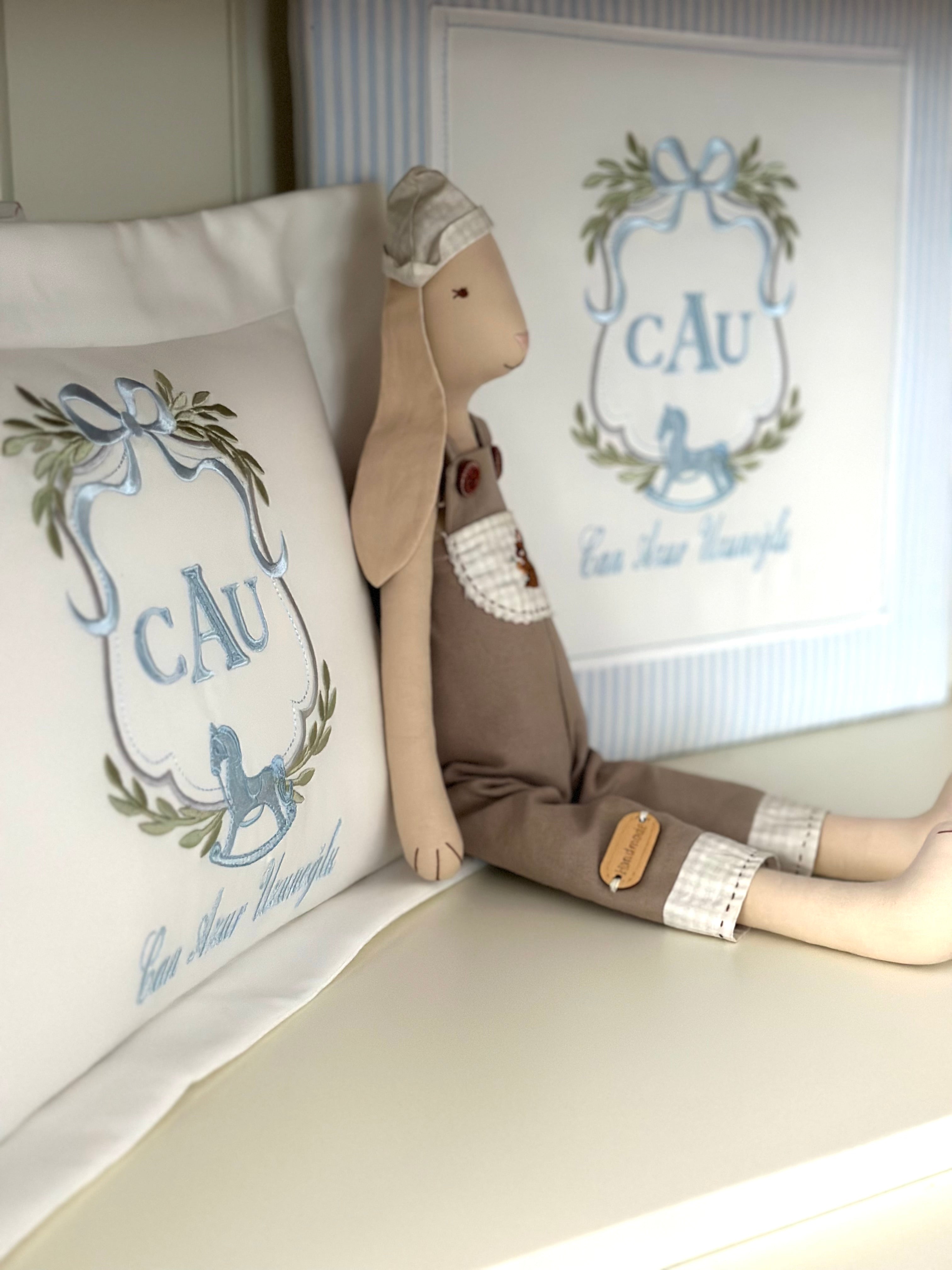 Çelenk Carousel Model Dekoratif Bebek Yastığı