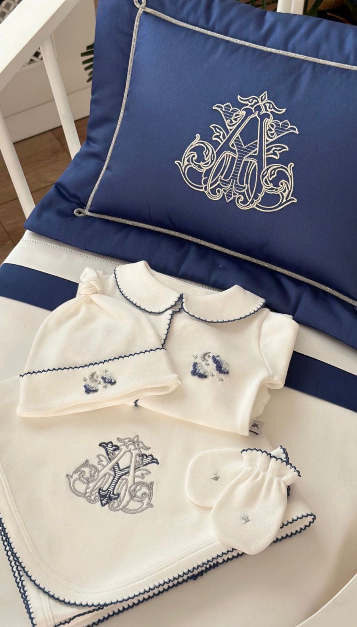 Monogram Organik Yenidoğan Seti