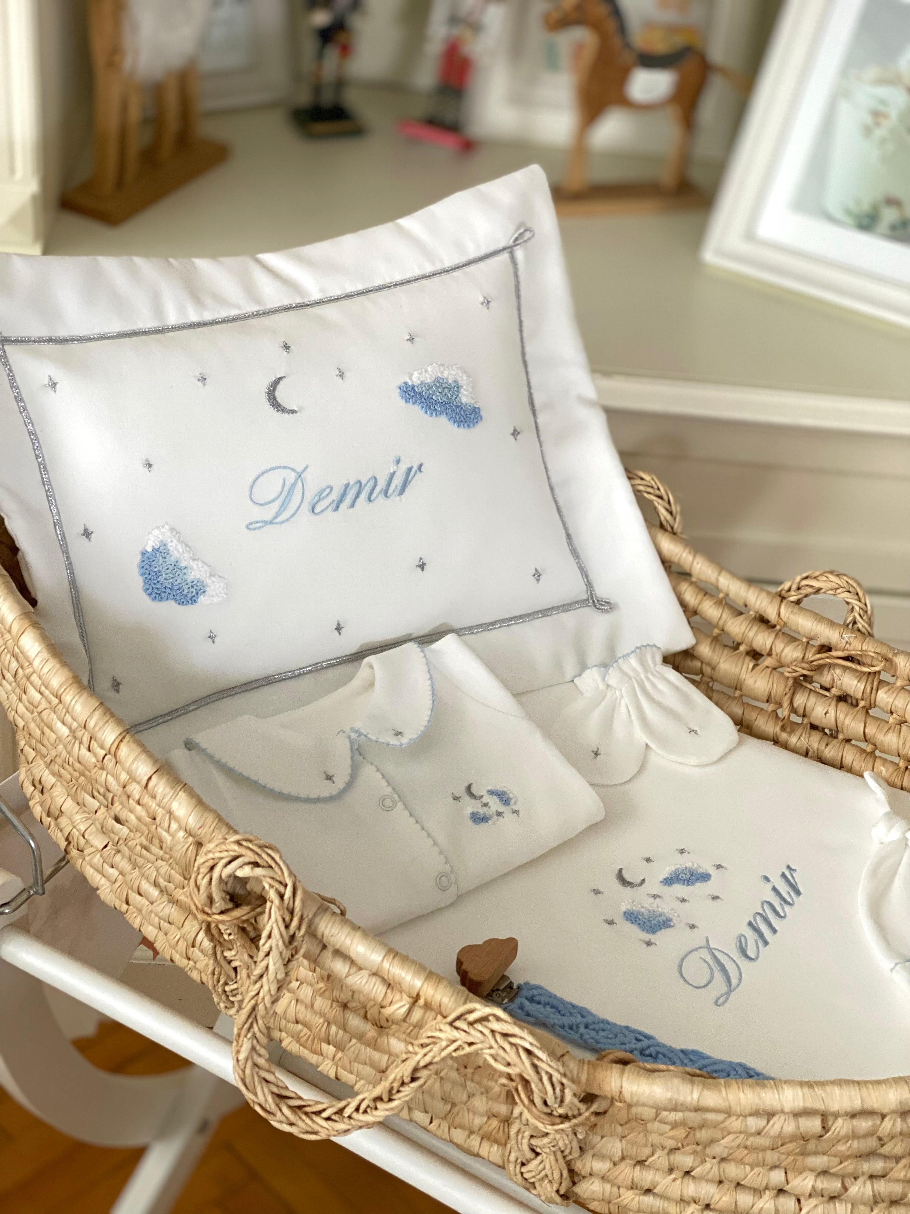 Twinkle Organik Yenidoğan Seti Mavi