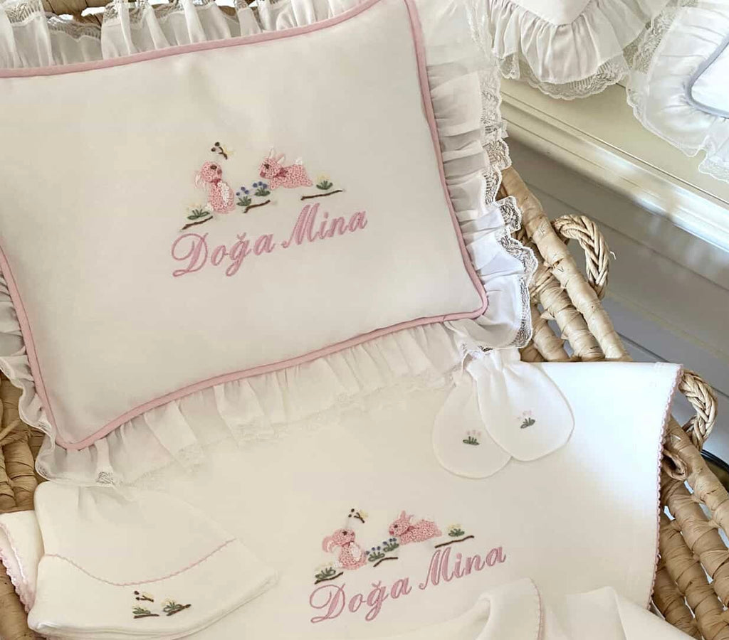 Bunny Rabbit Decorative Baby Pillow