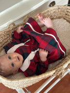 Elora– Red Plaid Baby Girl Dress | Christmas Dress 6-24 Months