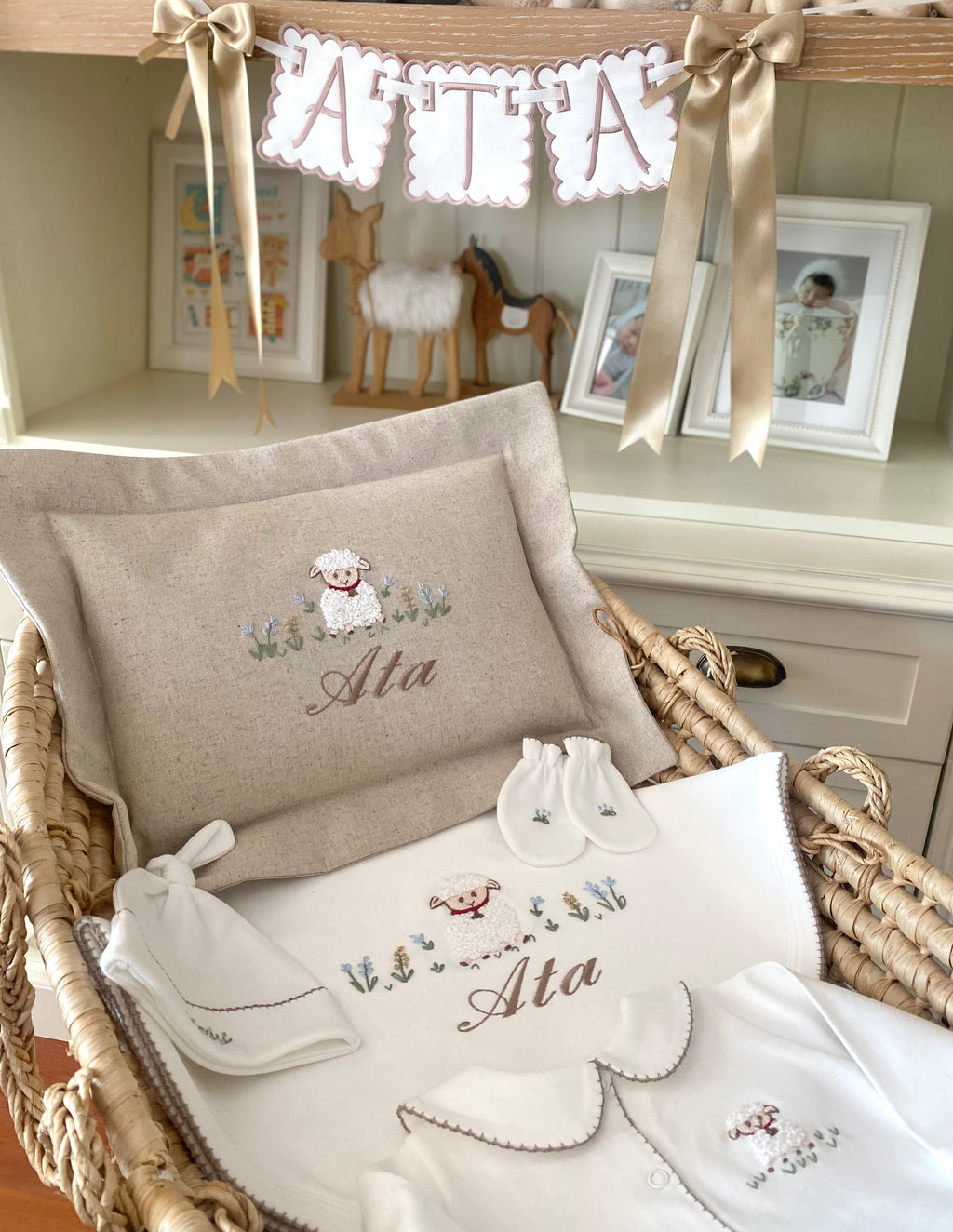 Lamb Model Decorative Baby Pillow