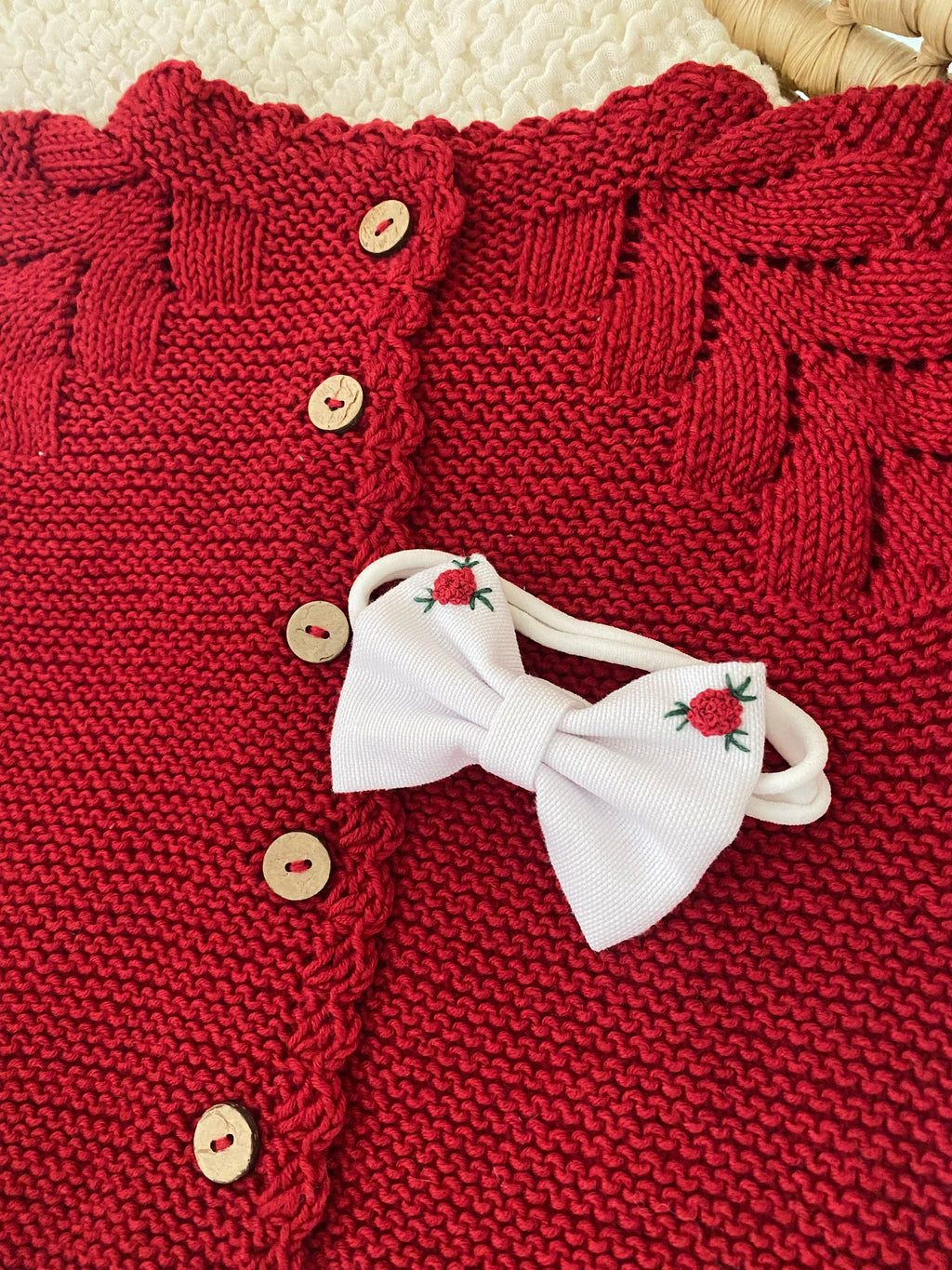 Yılbaşı Renkleri Lastikli Bebek Saç Bandı