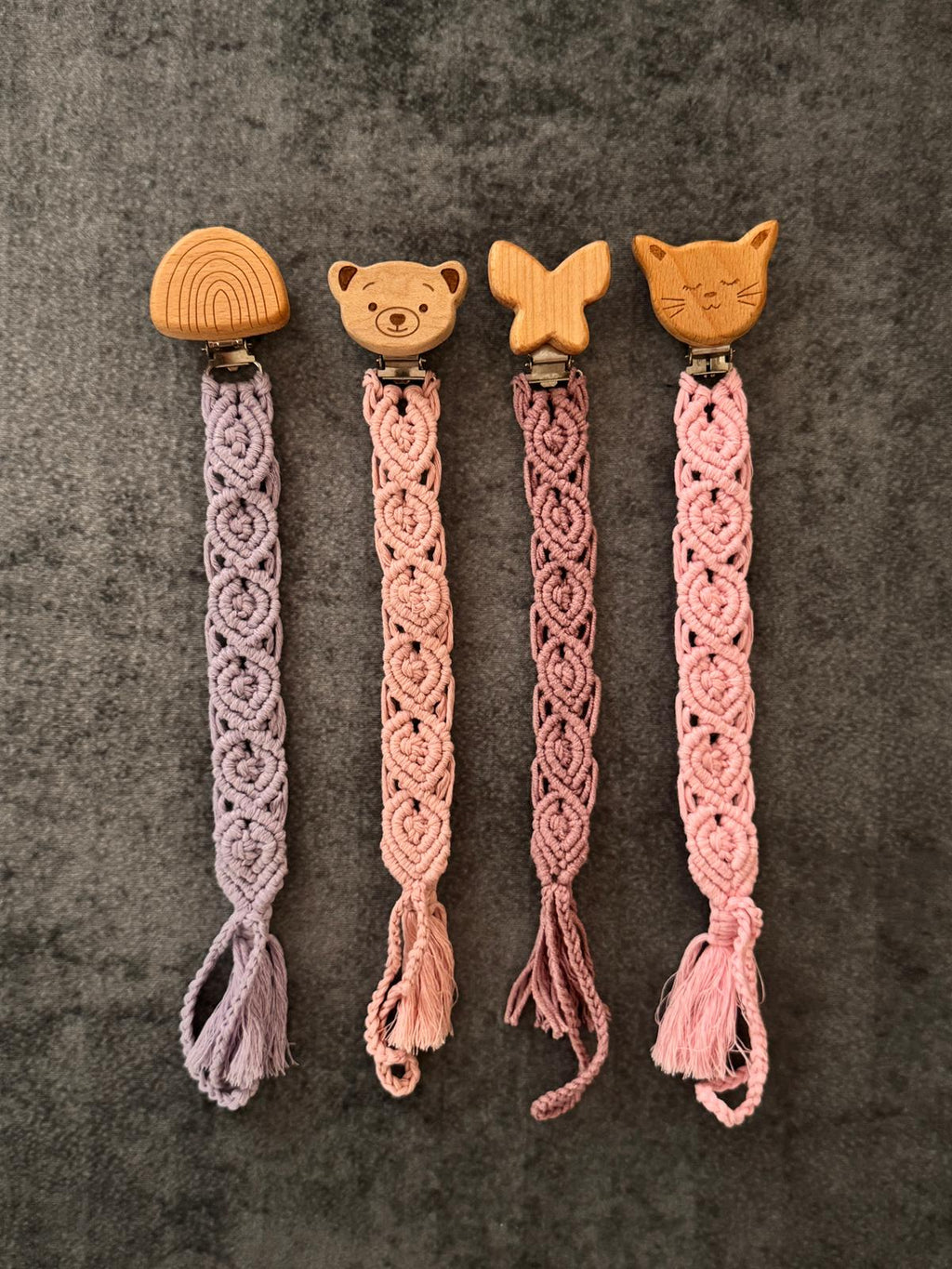 Makrome Emzik Askısı - El Yapımı