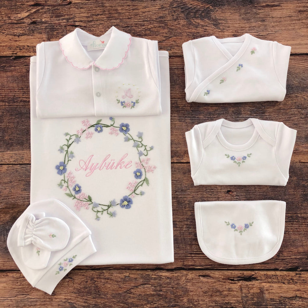 Menekşe Modeli Hastane Çıkışı Seti