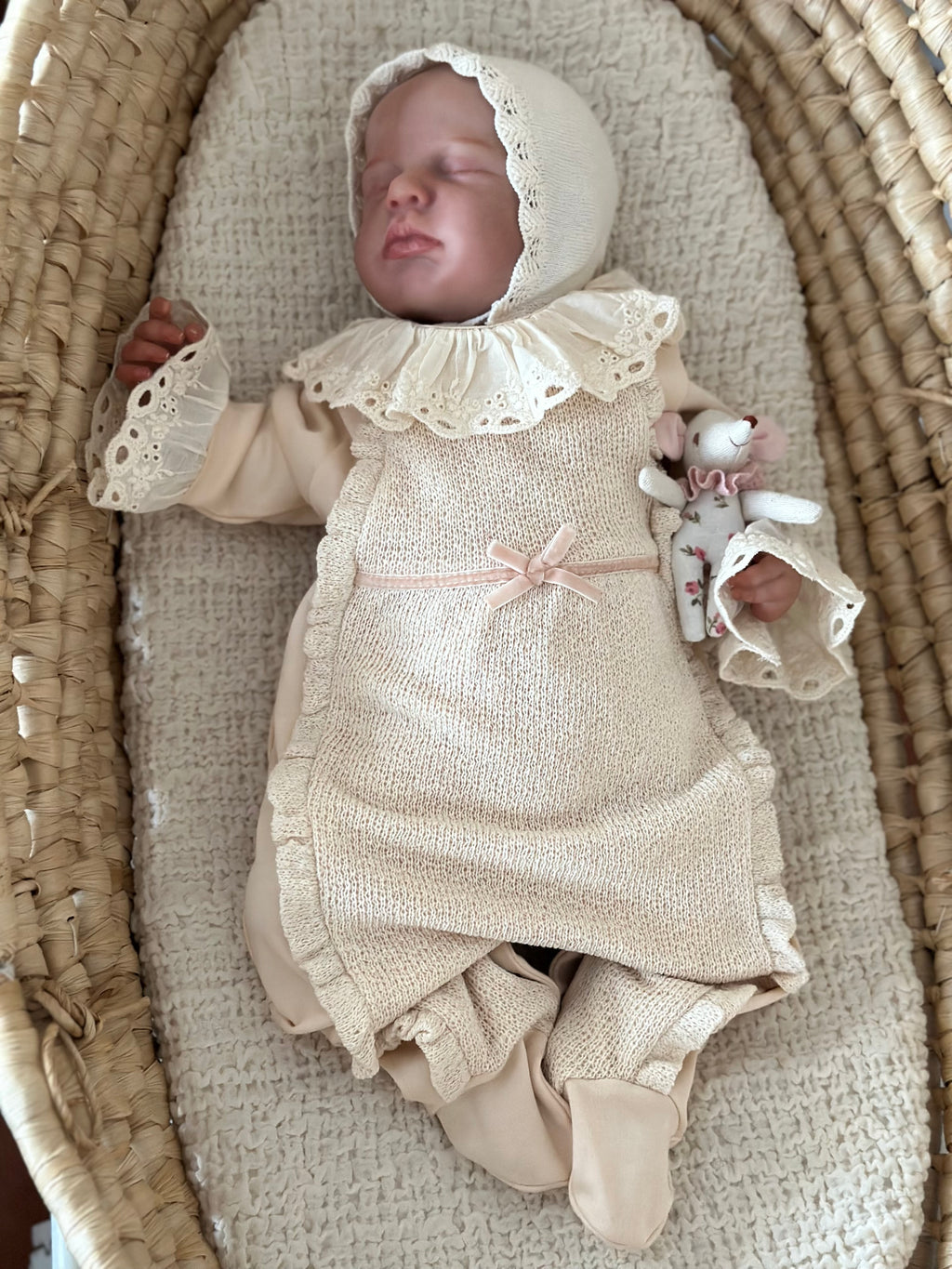 Somon Fisto Detaylı Kız Bebek Tulumu