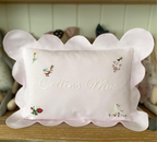 Kişiselleştirilmiş Keten Dilimli Bebek Yastığı