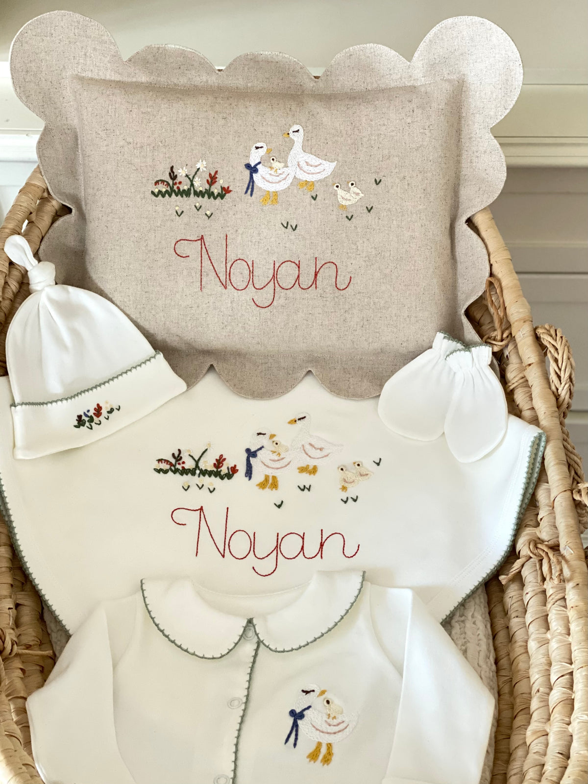 Duckling Organik Yenidoğan Seti | Ördek Hastane Çıkış Seti