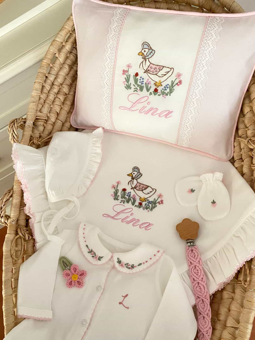 Jemima Puddle Duck Organik Yenidoğan Seti