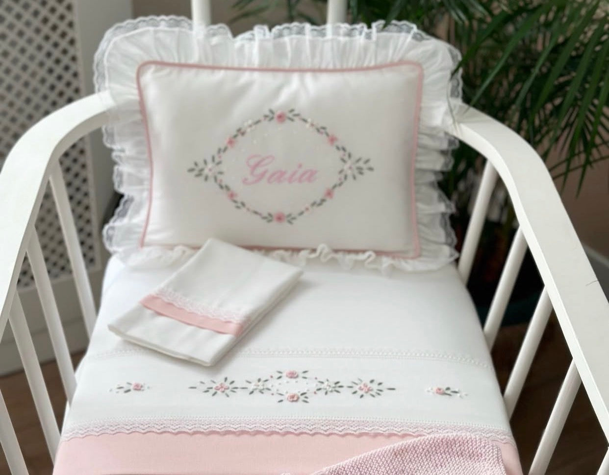 Lily Model Decorative Baby Pillow - Pink