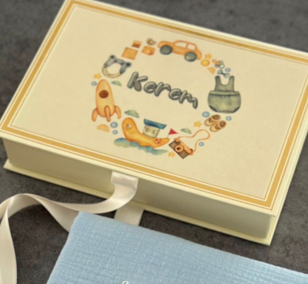 Kişiye Özel Bebek Hediye Kutusu İsimli