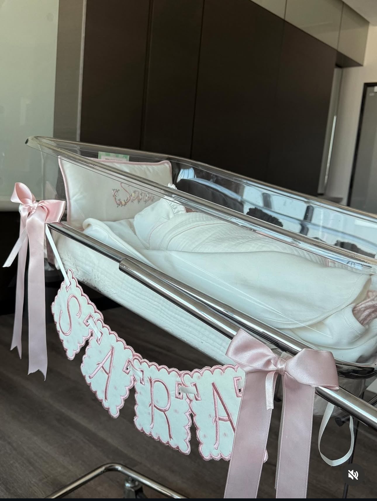 İsme Özel Makine Nakışlı Bebek Banner | Flama | Kapı Süsü