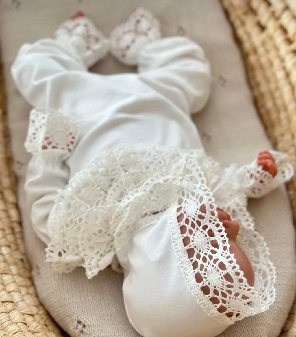 Flora Dantelli 2 Parça Tulum Seti