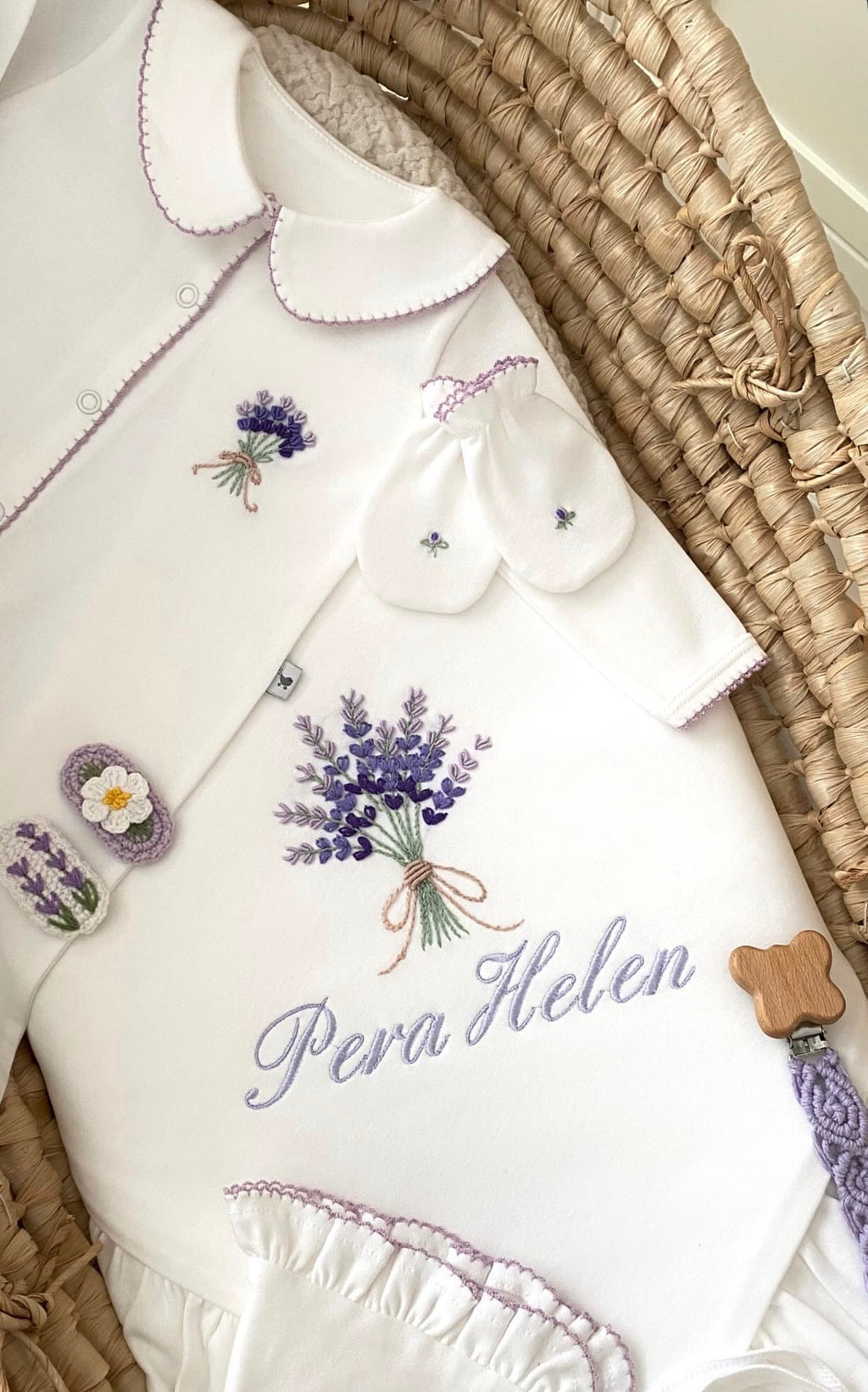 Lavantalı Organik Yenidoğan Seti