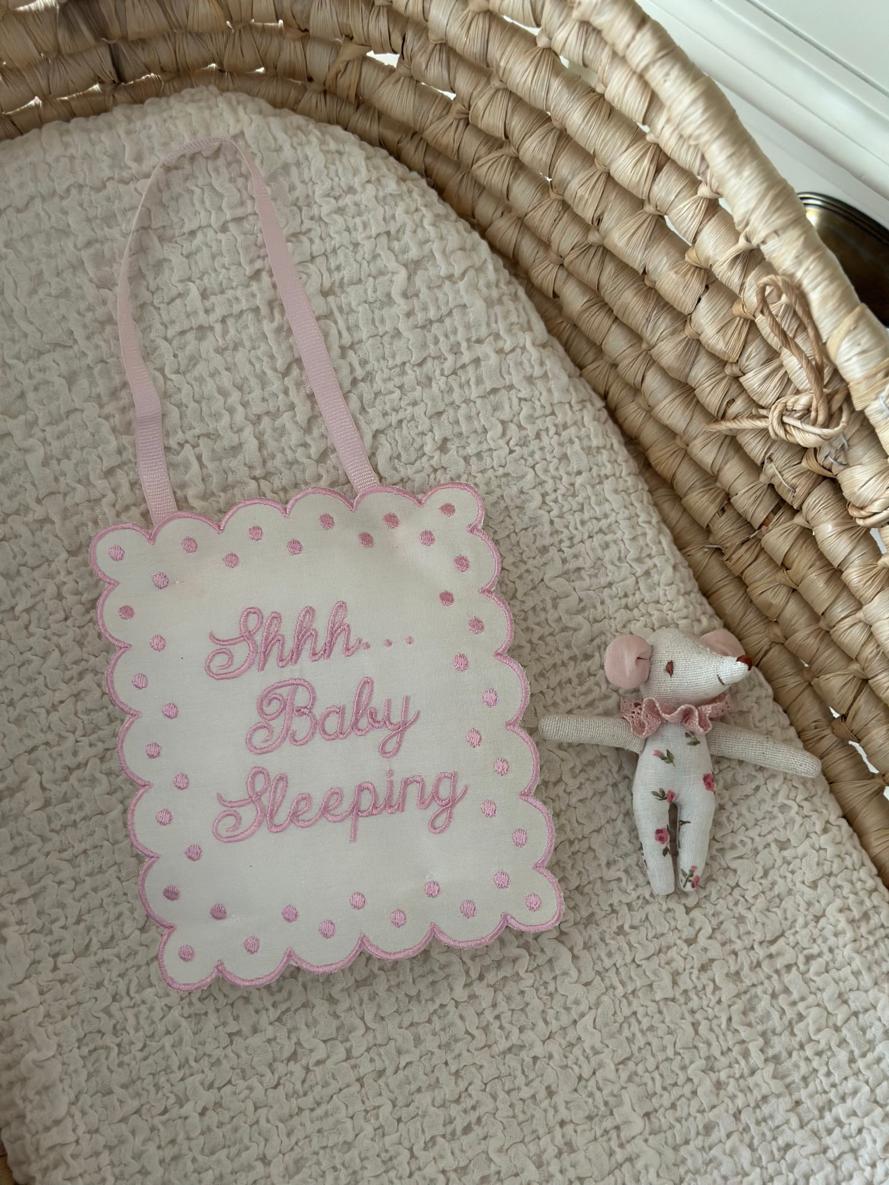 Keten Baby Sleeping Kapı Askısı Yastığı