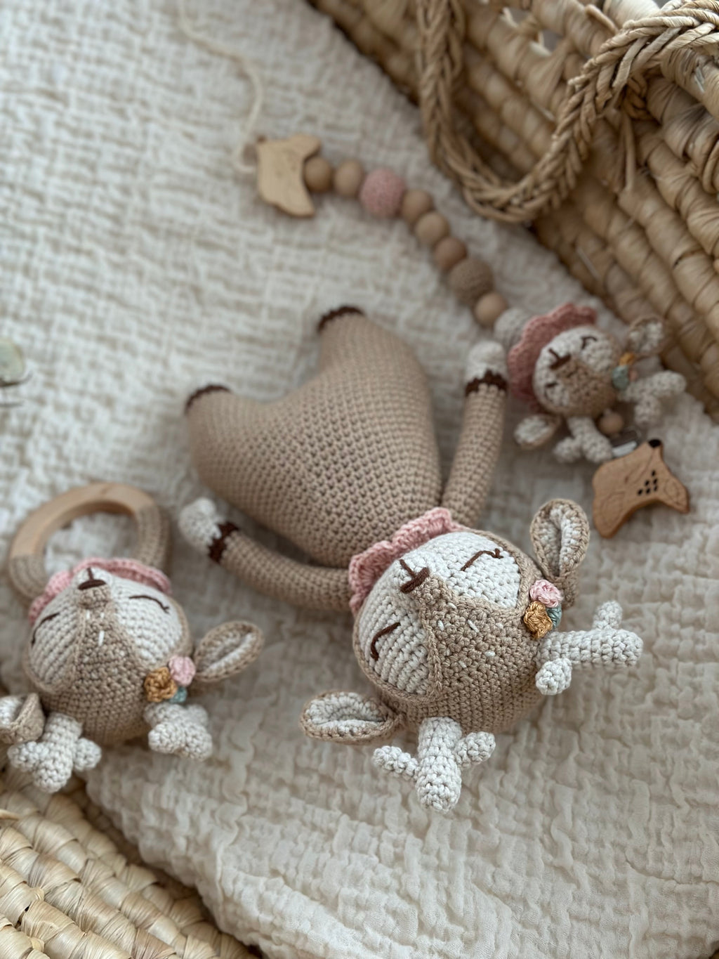 Amigurumi Ceylan Model Bebek Seti – 3 Parça