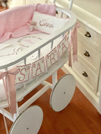 Personalized Machine Embroidered Baby Banner | Pennant | Door Decoration