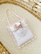 Personalized Linen Tooth Fairy Door Pillow | Tooth Fairy Pillow