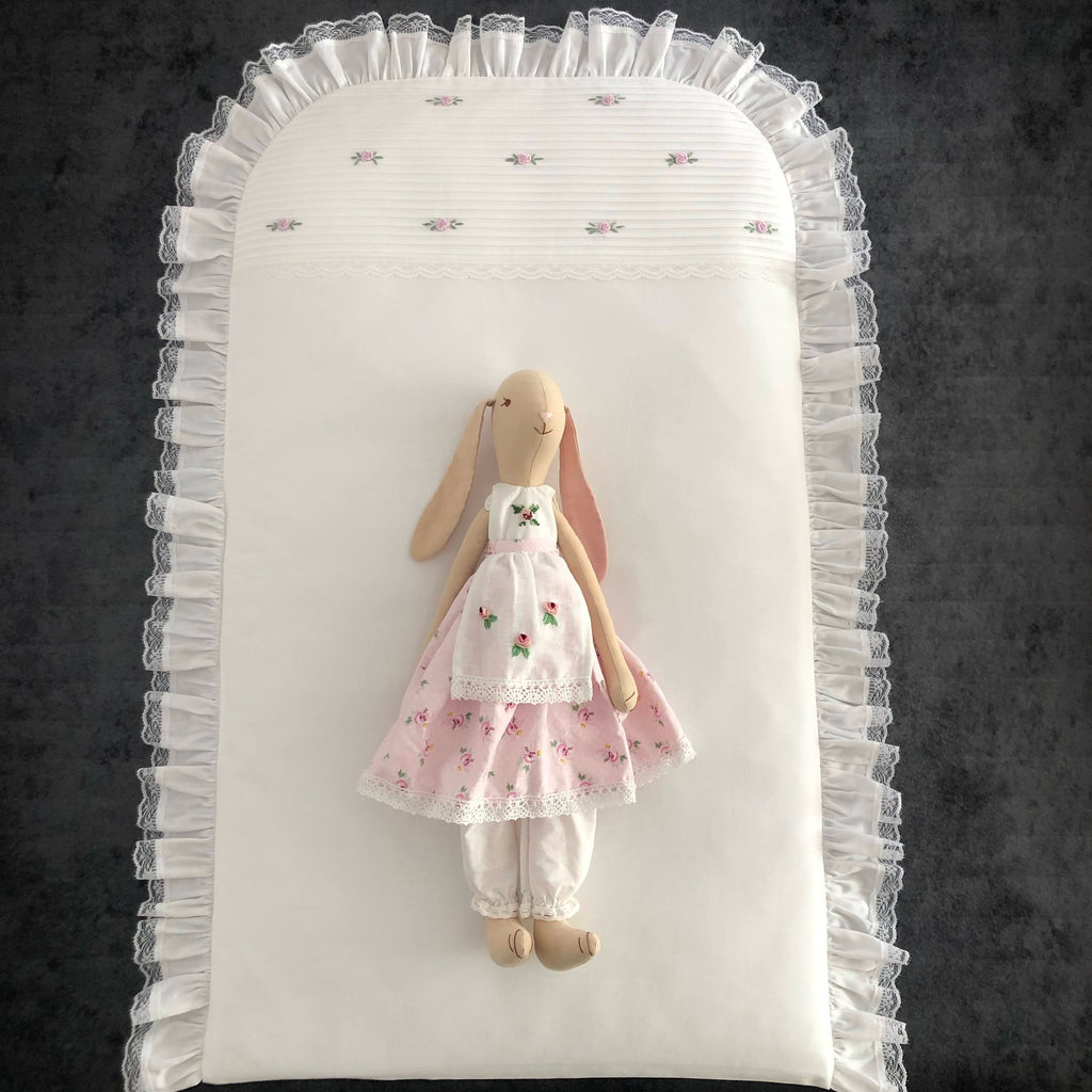 El İşi İşlemeli Şerit Detaylı Alt Açma & Portbebe