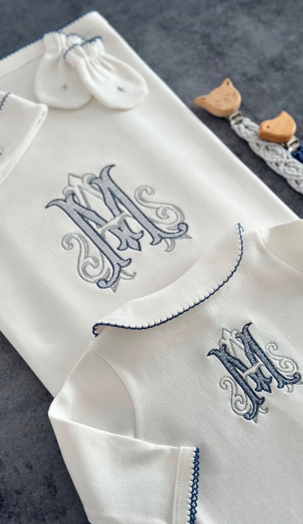 Monogram Organik Yenidoğan Seti