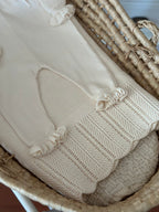 Pure 5 Parça Triko Yenidoğan Bebek Seti – Krem